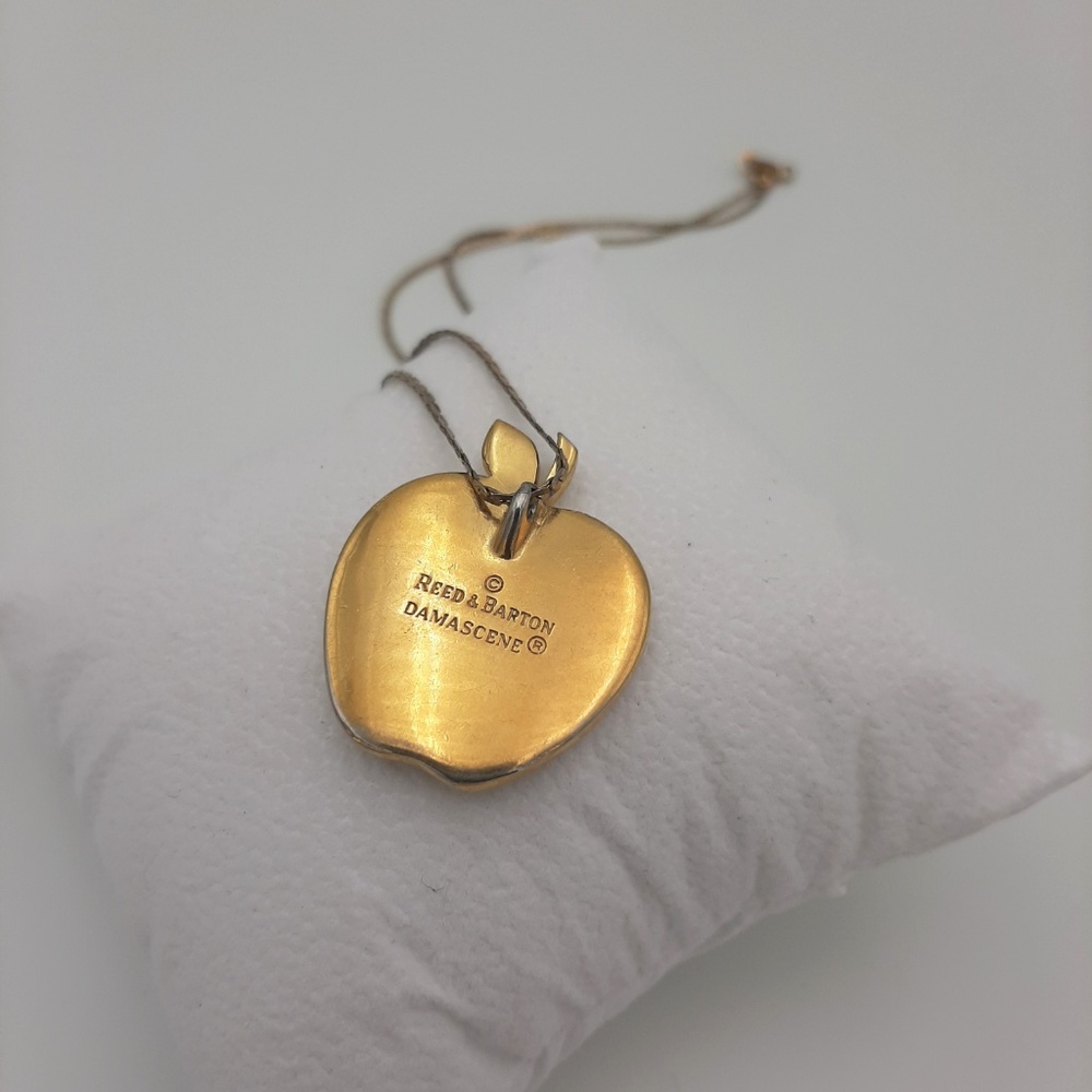 Vintage Damascene Reed & Barton Gold Necklace - Picture 3 of 6